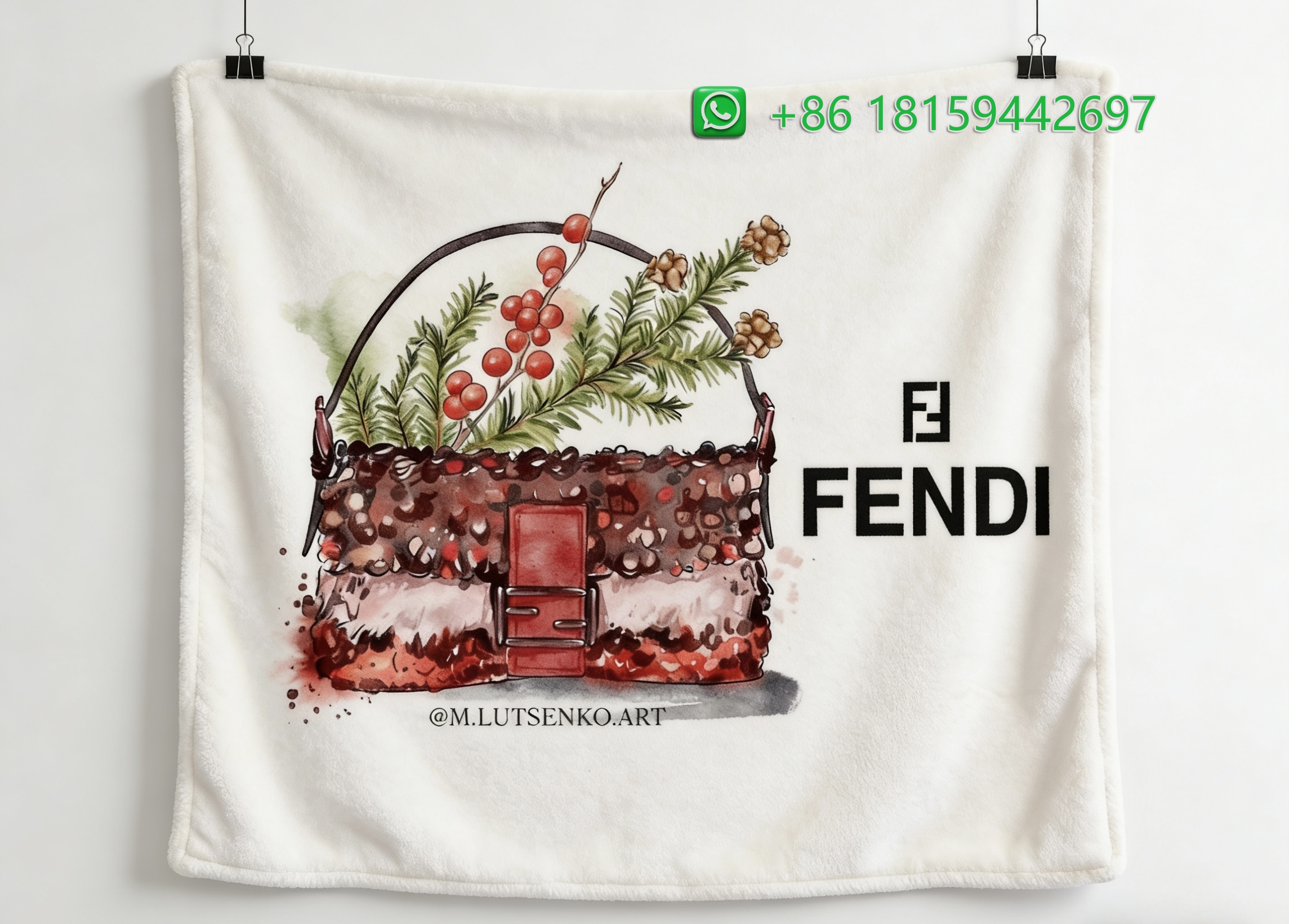 Fendi Throw Blankets